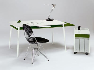 Lifework Portfolio Enchord Desk with Mobile Cabinet