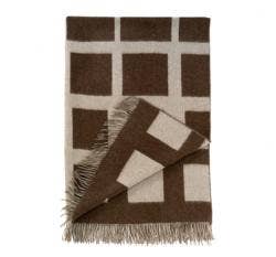 Cubist throw chocolate