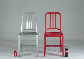 Navy 111 chair w coke bottle