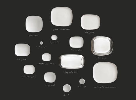 collection on black ground