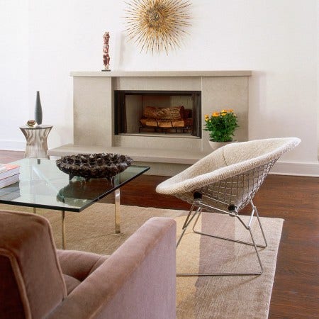 Diamond Chair by Harry Bertoia - image: knoll.com