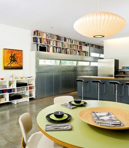 Saucer Bubble Lamp suspension light fixture by George Nelson for Modernica