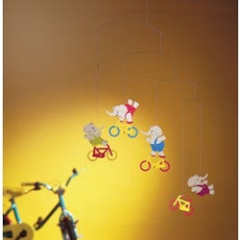 Cyclephants Mobile by Flensted