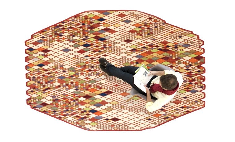 Losanges Area Rug by Ronan & Erwan Bouroullec, 2011, for Nanimarquina