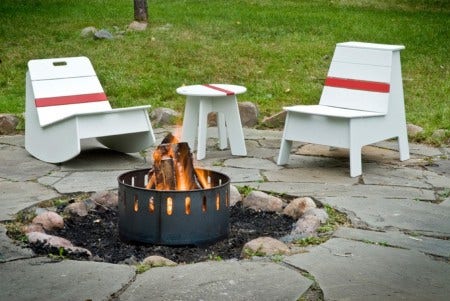 Loll Racer Outdoor Lounge Chair, available in 7 colours and a rocker.