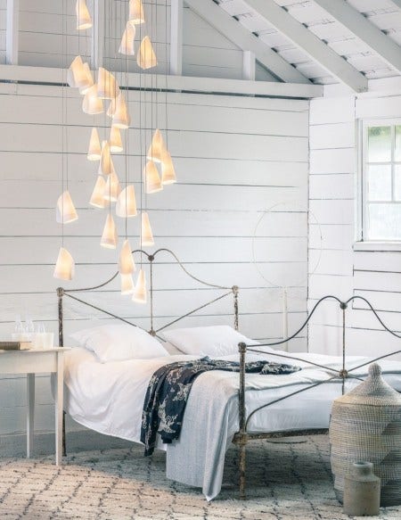 The Bocci 21 Pendant Lighting Series is available in lengths of 10' to 100'.