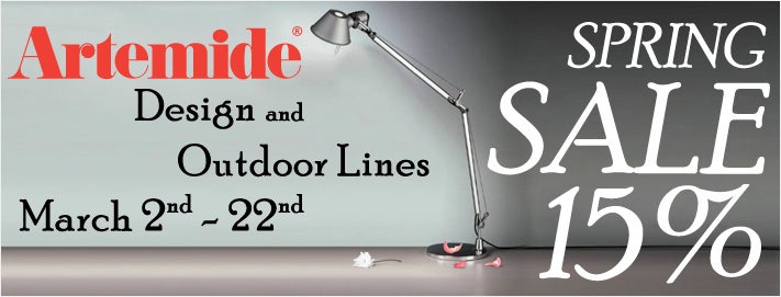 artemide_spring_sale_15_percent_off_march_2_to_22_2015