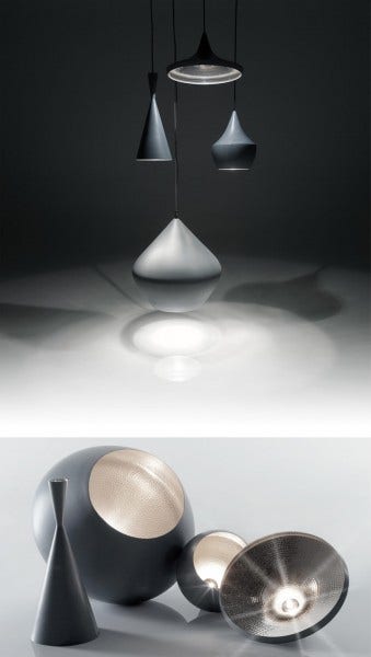 The Beat Fat Grey is an exercise in expressive minimalism, the instantly recognizable Beat Fat is now re-colored in grey with a precious internal silver plate, creating a warm glow. Hand-spun and hand-hammered, each piece is unique. Finished in an external matt grey powder coat. The Beat collection includes Tall, Wide and Stout.