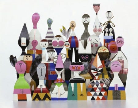 Add all 22 dolls to your eclectic collection of objects.