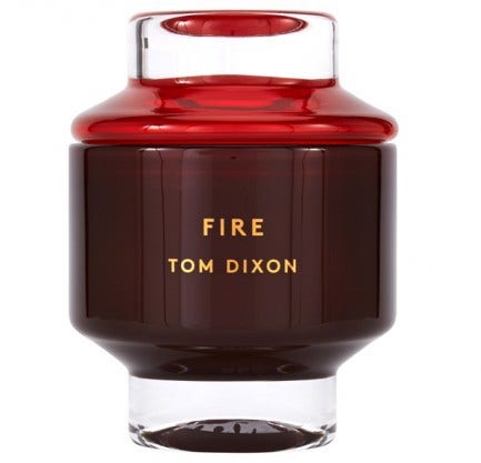 Tpm Dixon Fire is the rough scent of smokey, scorched and charred woods. Fusing cypriol oil, guaiac wood, amber and musk to sophisticated effect. Encased in a red/brown mouth-blown glass vessel. Available in medium, large and in a special gift set of all four scents.