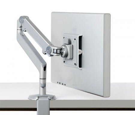 The Humanscale M2 Monitor Arm uses an innovative mechanical spring to achieve exceptional performance and durability in a lightweight, ultra-thin design.