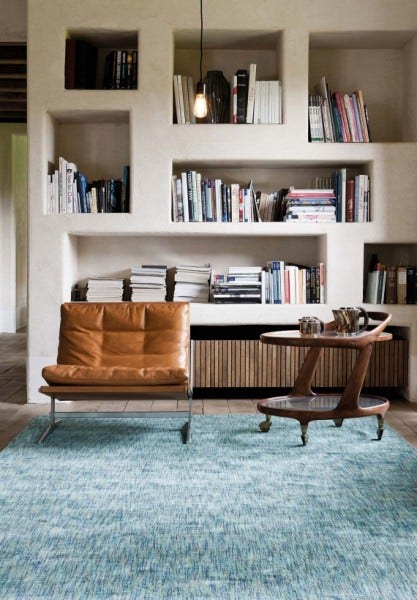 The Vogue Collection of Limited Edition rugs is available in Opal and Granite tones and also as a custom area rug and wall-to-wall carpeting. 
