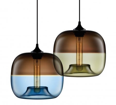 The Niche Encalmo Stamen Modern Pendant Light is truly the signature pendant of the Niche Modern Lighting line. It redefines the parameters for hand blown glass by curving around voluptuously and tucking into itself unexpectedly. Sexy and stunning, the Niche Modern Stamen Pendant effortlessly embodies the contrasting elements of simplicity and complexity in its design.