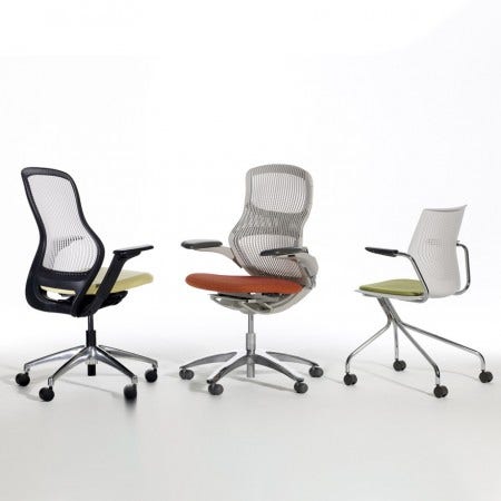 The Generation, Regeneration, MultiGeneration and Chadwick Chairs support the range of postures and workstyles typical of today's workplace, allowing you to sit how you want.