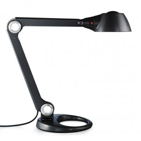Stephan Copeland found inspiration in bicycles when he designed the beautifully kinetic Copeland Light. The pivoting, dual-mode head can be inverted to create different light intensities appropriate to varying tasks, while the articulated spring mechanism offers dexterity and flexibility.