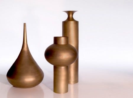 Weighing in at around 20 lbs, these large floor vases will add an exciting accent to any room.