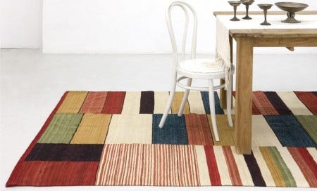 The Nanimarquina Medina Area Rug makes a fun and practical