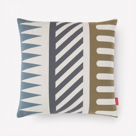 Designed by Alexander Girard, the Palio Striped Pillow will add colour to your furnishings. Add several others in the same range and you will have completed your room.