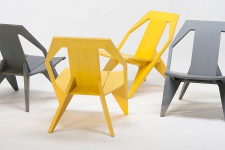 Designed by Konstantin Grcic, the low slung Medici Chair is a love song to the material - wood. Says Grcic, "I like the idea of wood cut into planks, which is how it is processed in the first place: the tree slices into planks." Available in four finish options.