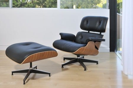The 1956 Eames Lounge Chair and Ottoman set an enduring standard for comfort and elegance. Available in two sizes and highly curated leather grades and colours. If you need help with these options please call the GRShop team, they have all the answers.