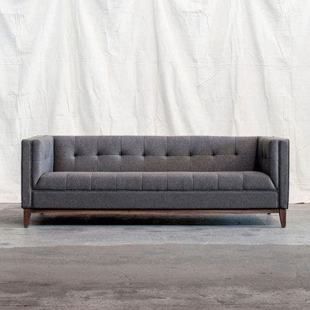 The Atwood Collection from Gus* includes a sofa, a chair and a sectional. The Atwood Sofa is a tailored design which features a blind-tufted seat, back, and arms, along with piping details which lend to a clean, sophisticated look.