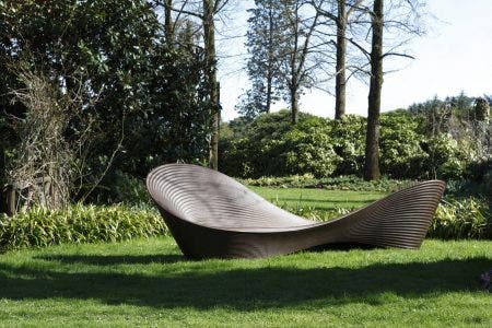 With its undulating, sculptural form, Ron Arad’s Magis Folly Bench will spark conversations while providing a comfortable place to chat. Molded in nearly indestructible polyethylene for both indoor and outdoor use, the bench’s seat and back surfaces merge seamlessly and encourage lounging any which way.