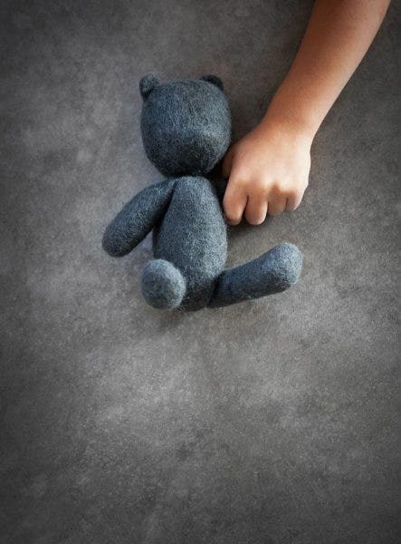 Made in Nepal of 100% wool, the Menu Teddy is part of the Menu Nepal Project, a trade initiative to help Nepalese women develop skills.
