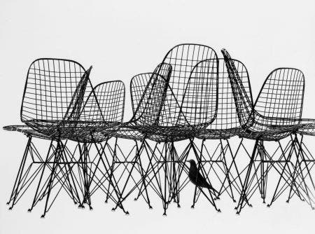 Made of black Alder, the Vitra Eames House Bird was part of the Eames personal collection of found objects in their house in Pacific Palisades, California. Re-editioned in 2007 by Vitra, this black bird makes a special object in any home.