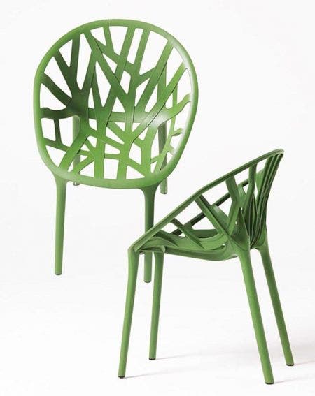 Shapes from the world of vegetation serve as inspiration for Ronan & Erwan Bouroullec's new Vegetal chair