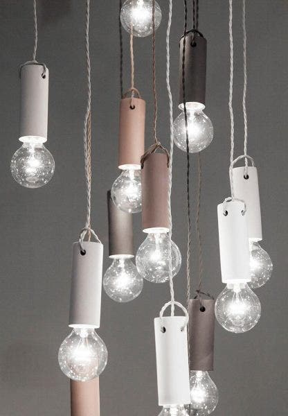Also from Menu, those very creative Danes, is the Menu Tied Pendant Lamp. 
