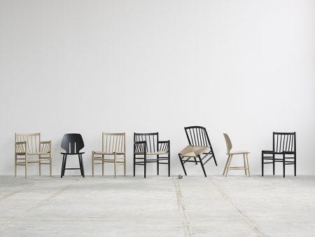 The Mater J80 Chair is available in a great collection of frame and seat options. Combine them to create a fun but classic look that will age with grace.