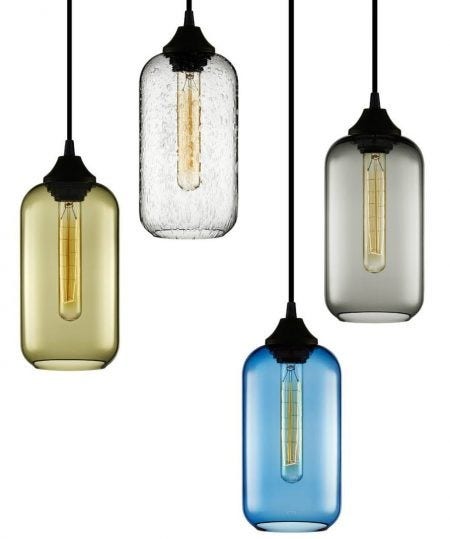 The Niche Modern Helio Prisma Pendant Light originates from Niche’s taller and more slender Pharos Pendant Light and is designed for versatility. It is compatible with both 120v and 240v electrical settings. The delightfully compact shape of the Helio Collection works well when grouped together using a Niche Pack Canopy.