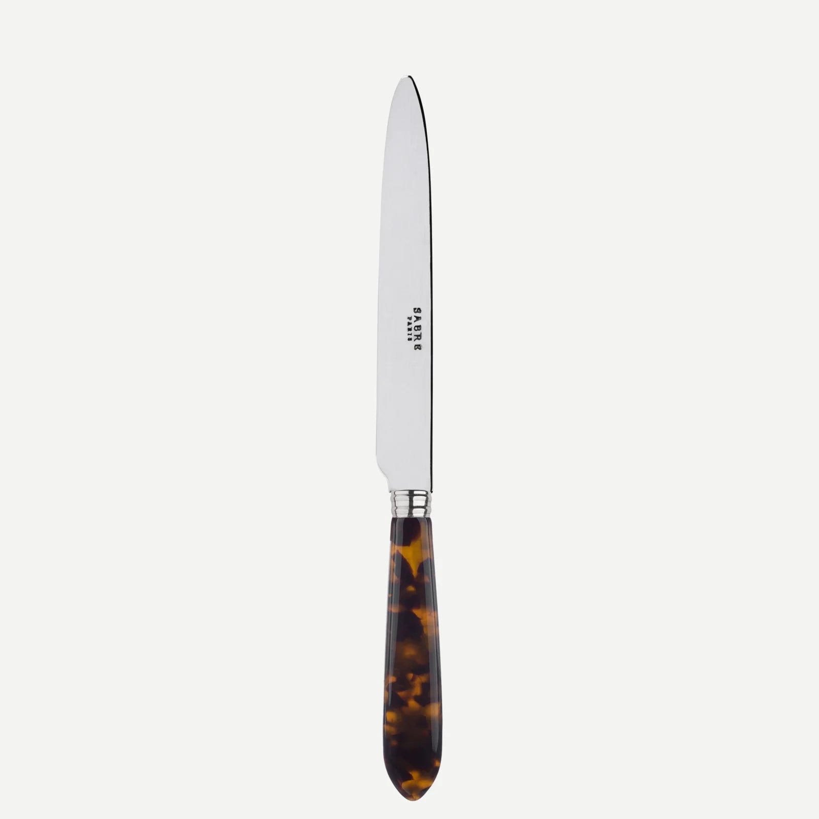 Sabre Paris Tortoise Dinner Knife - Faux Tortoise
