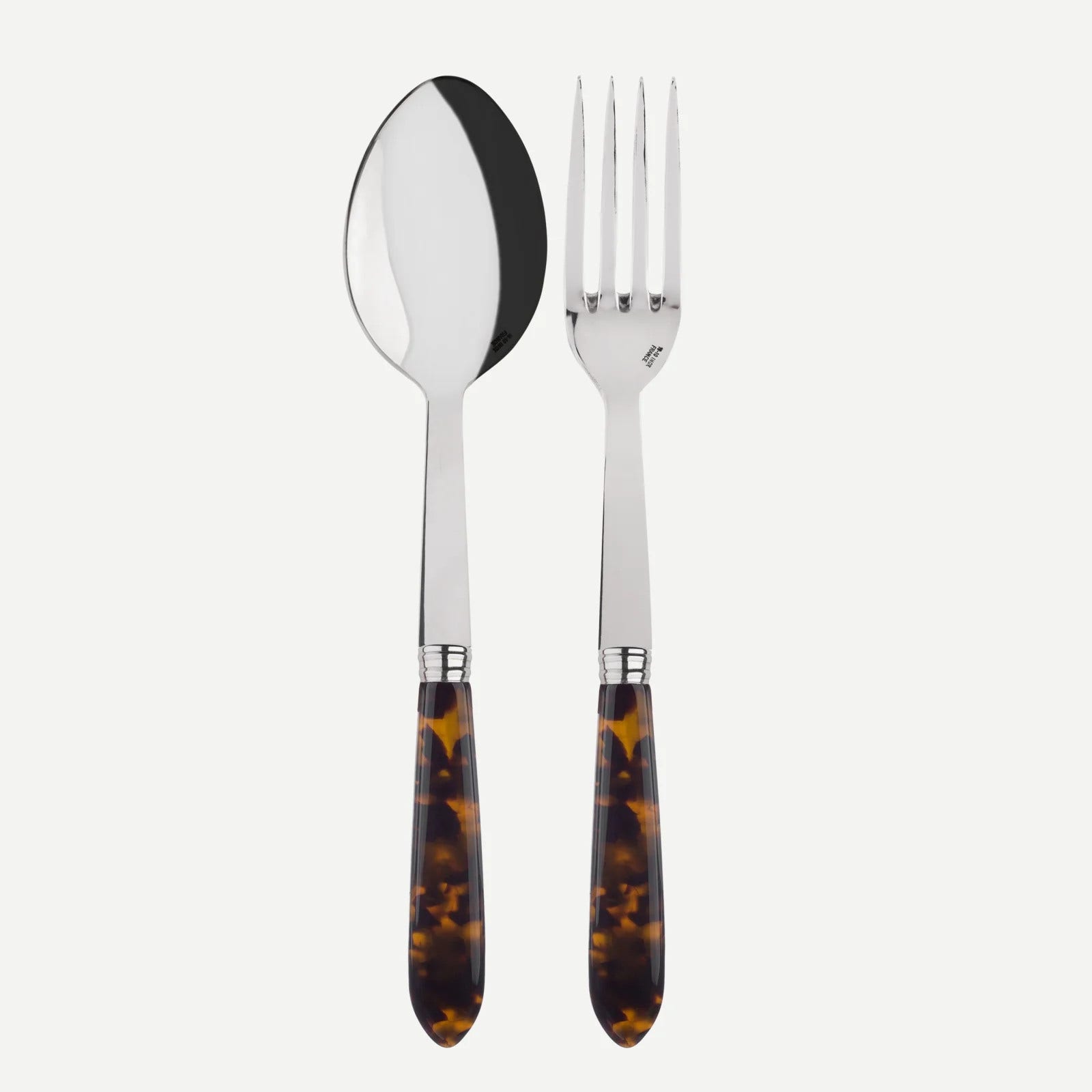 Sabre Paris Tortoise Serving Set - Faux Tortoise