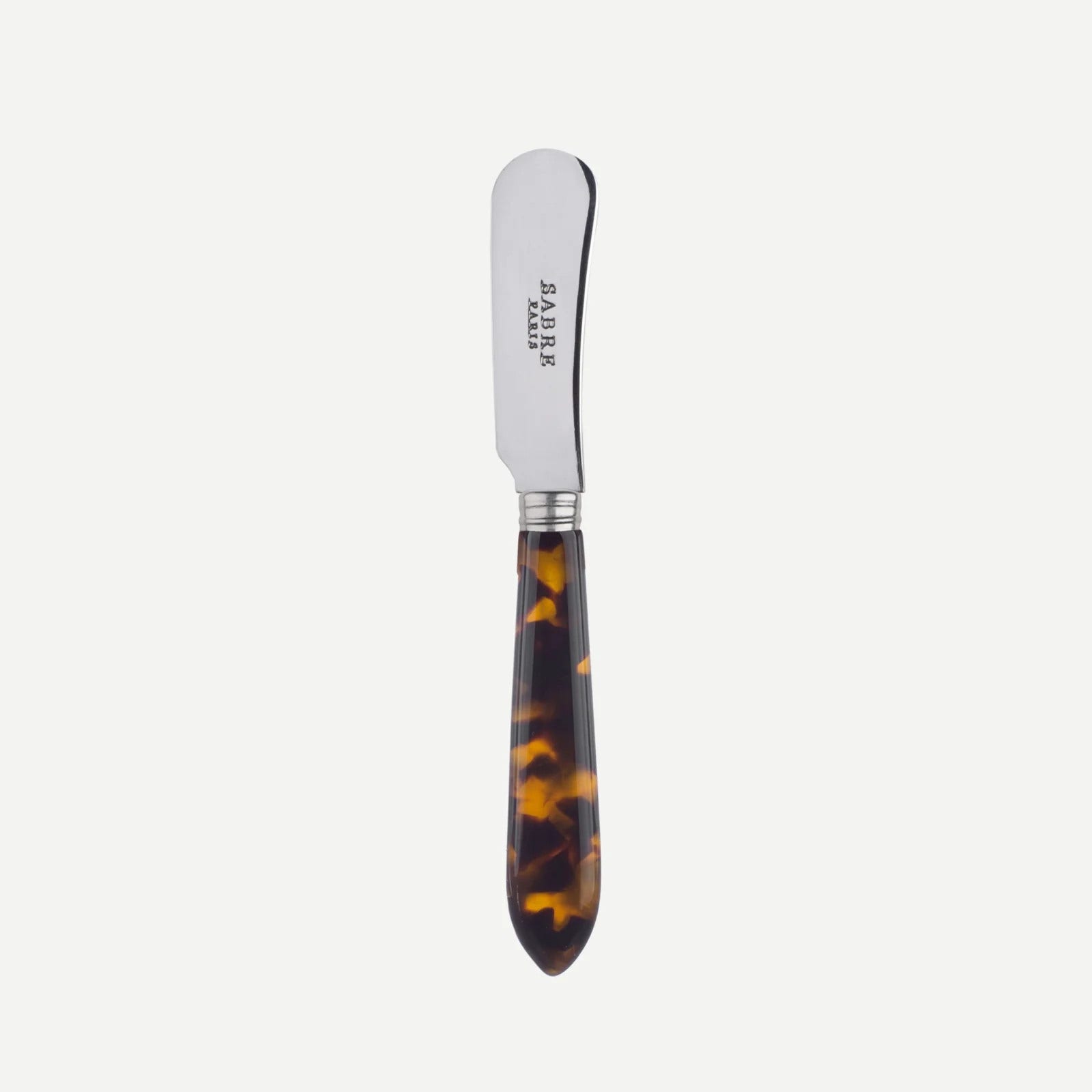 Sabre Paris Tortoise Butter Spreader - Faux Tortoise