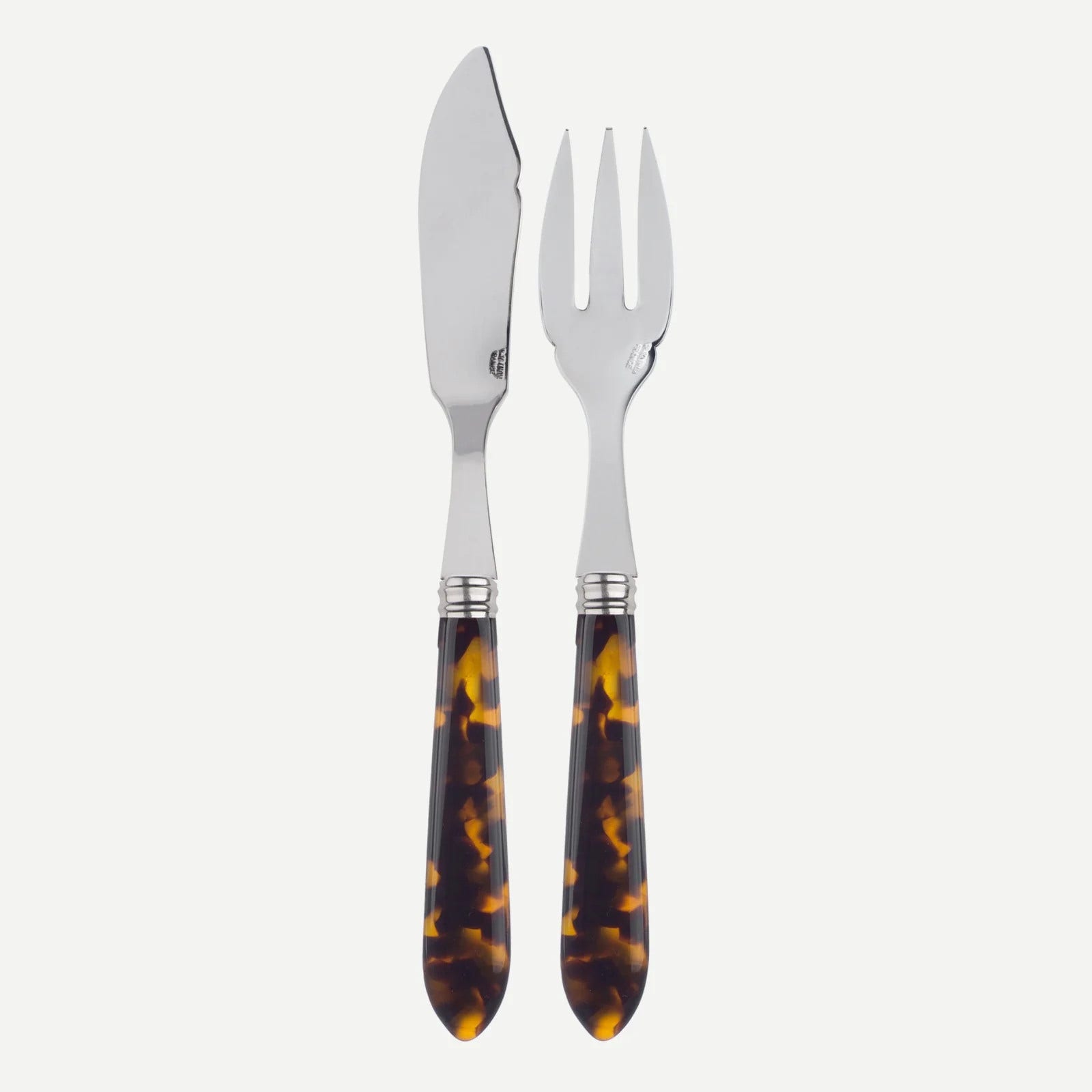 Sabre Paris Tortoise Fish Set - Faux Tortoise