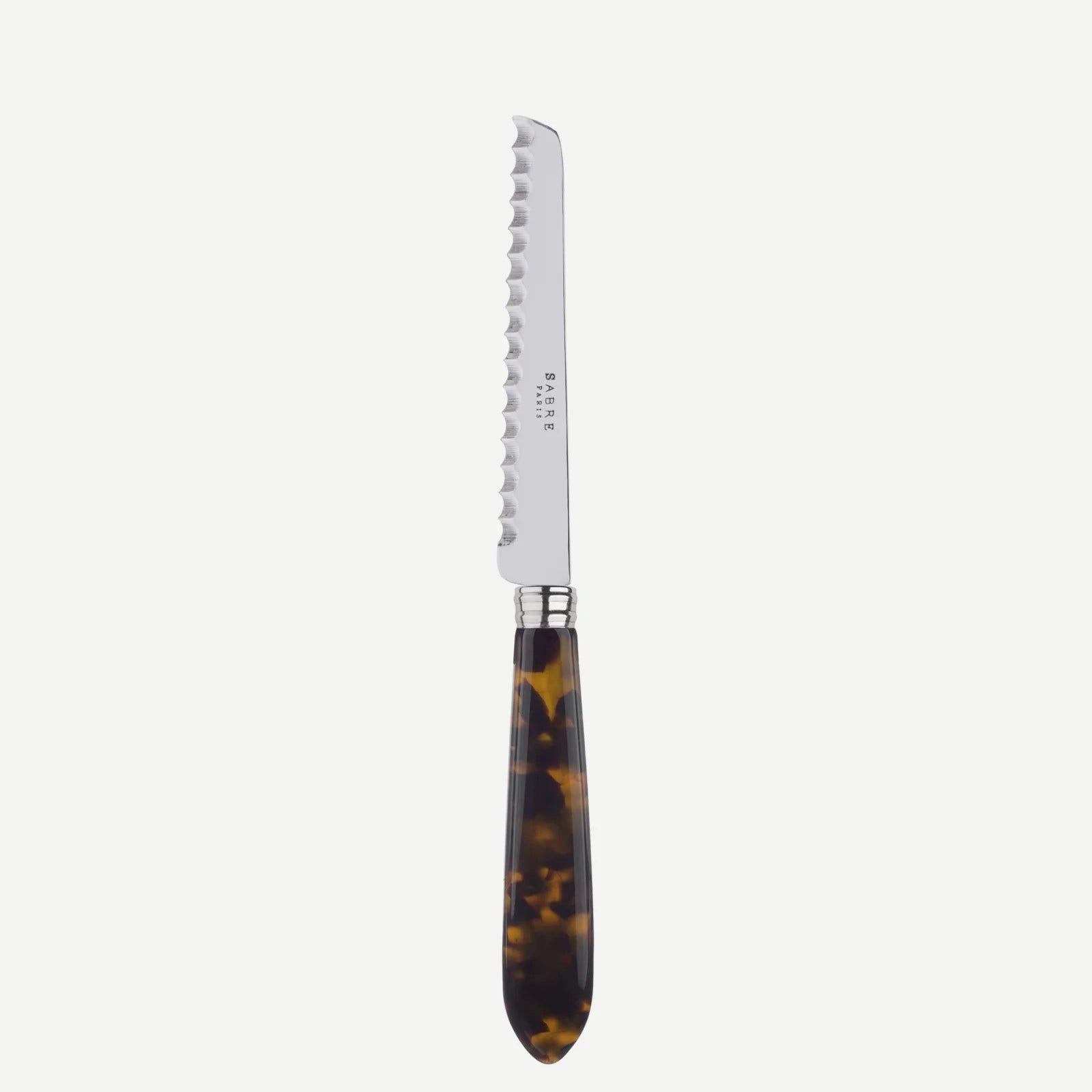 Sabre Paris Tortoise Tomato Knife - Faux Tortoise