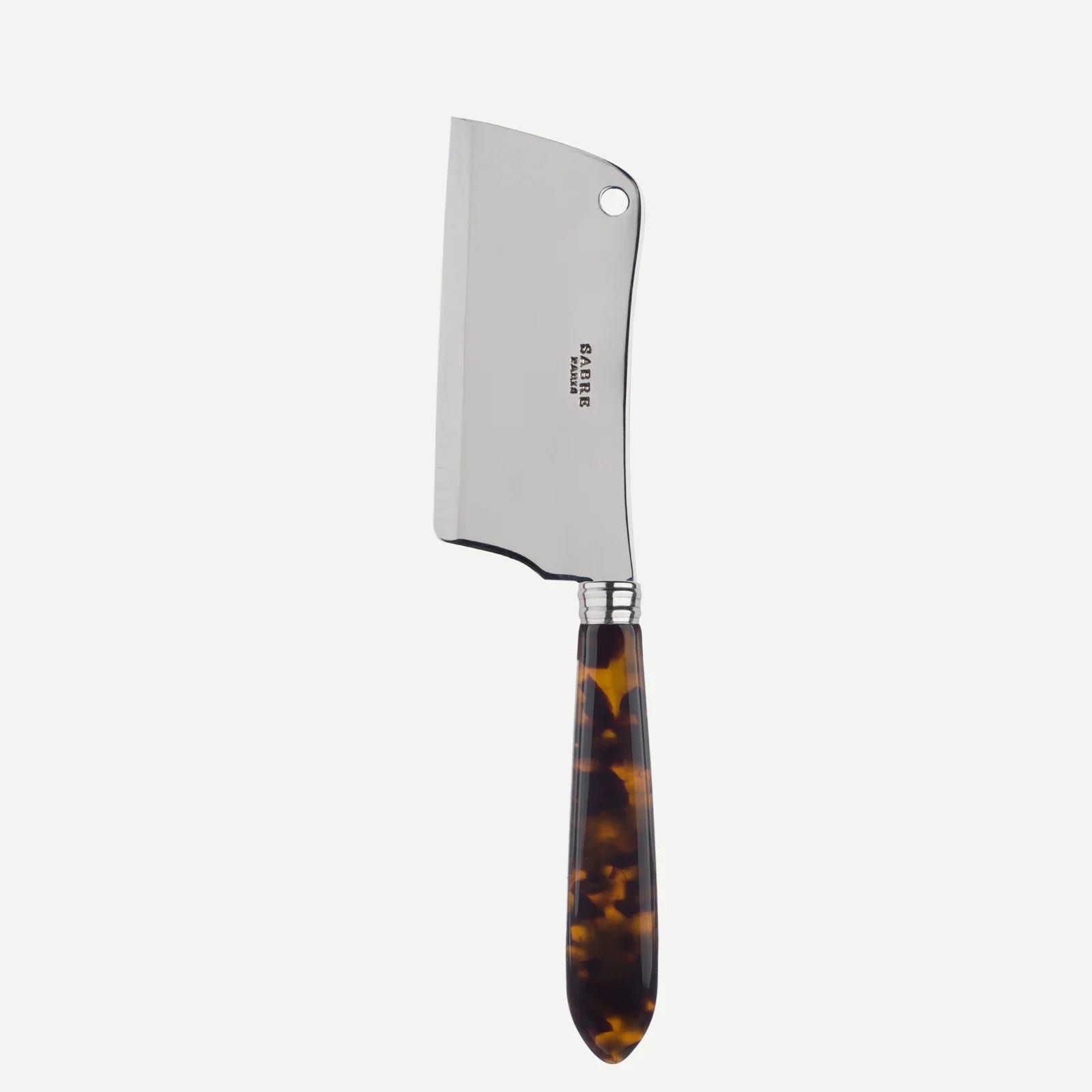 Sabre Paris Tortoise Cheese Cleaver - Faux Tortoise