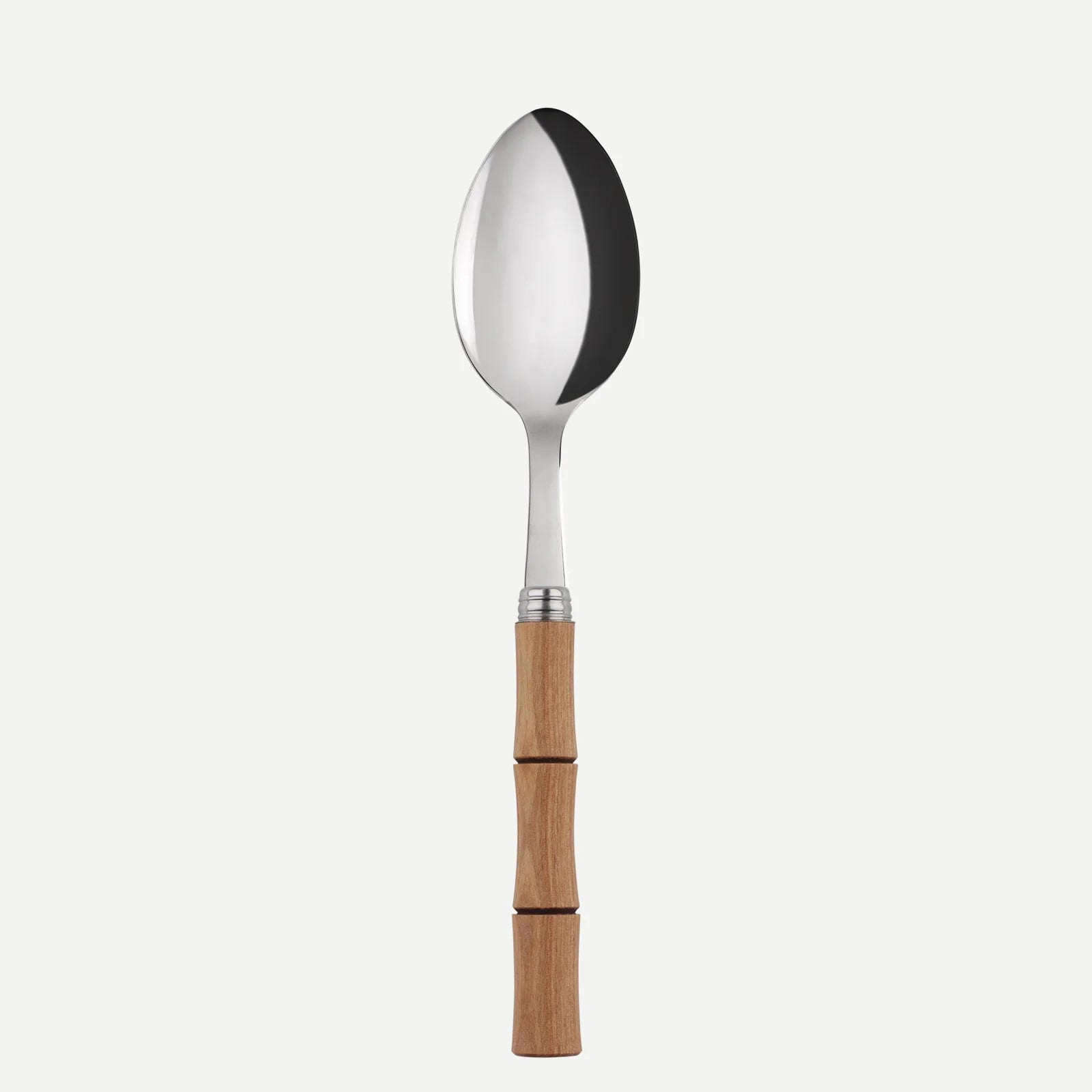 Sabre Paris Bamboo Soup Spoon - Light Press Wood