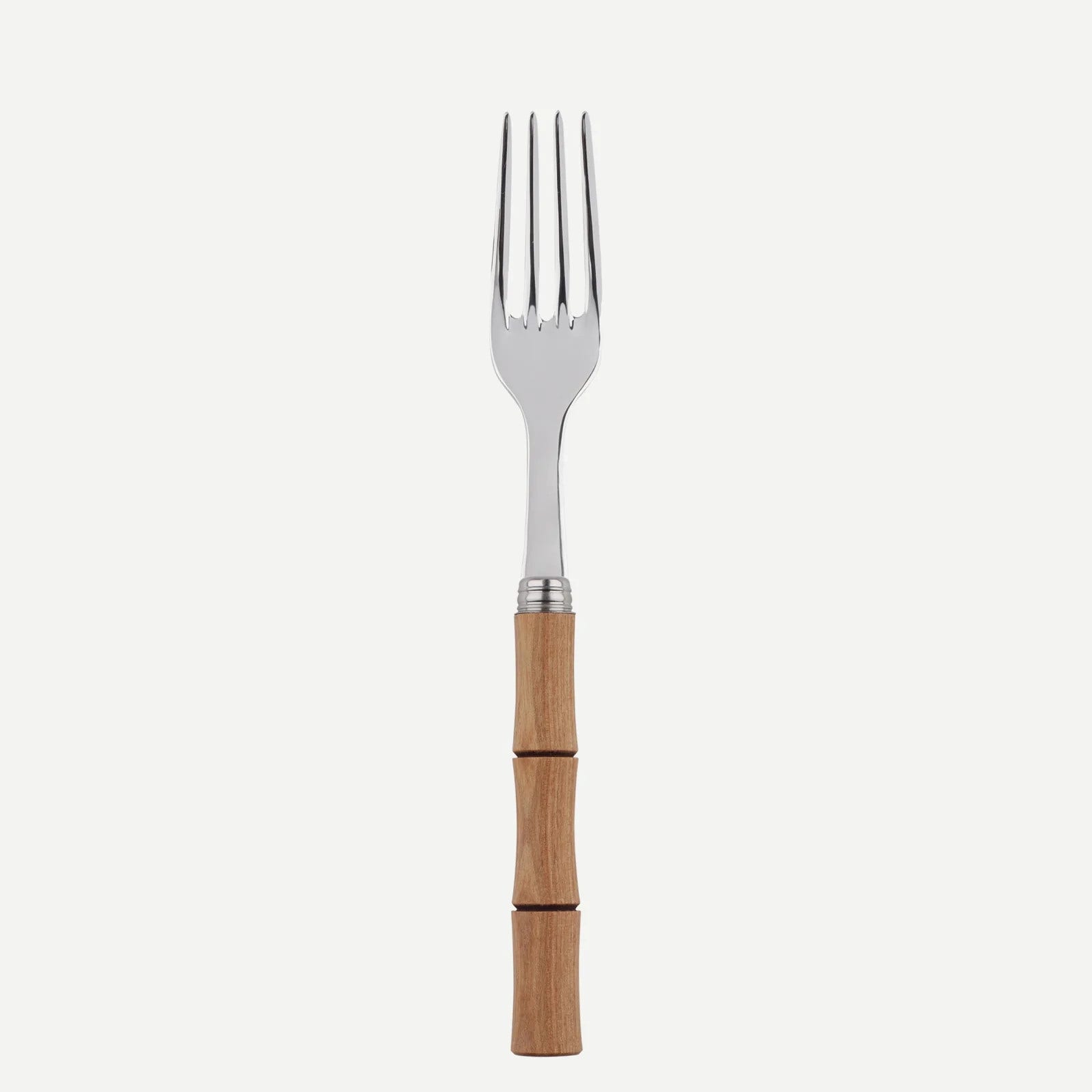 Sabre Paris Bamboo Dinner Fork - Light Press Wood