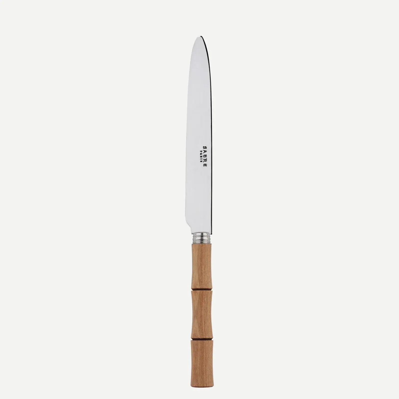 Sabre Paris Bamboo Dinner Knife - Light Press Wood