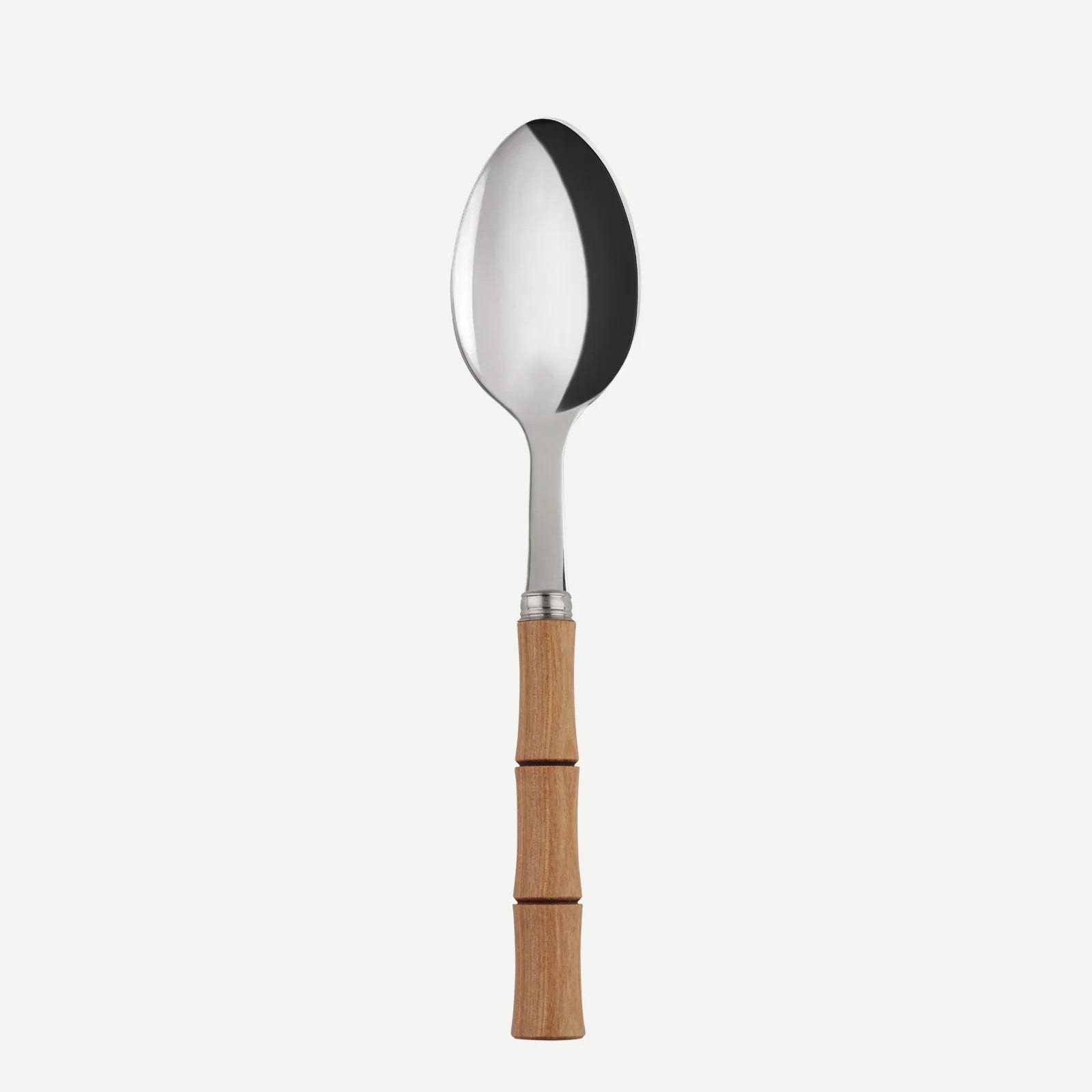 Sabre Paris Bamboo Dessert Spoon - Light Press Wood