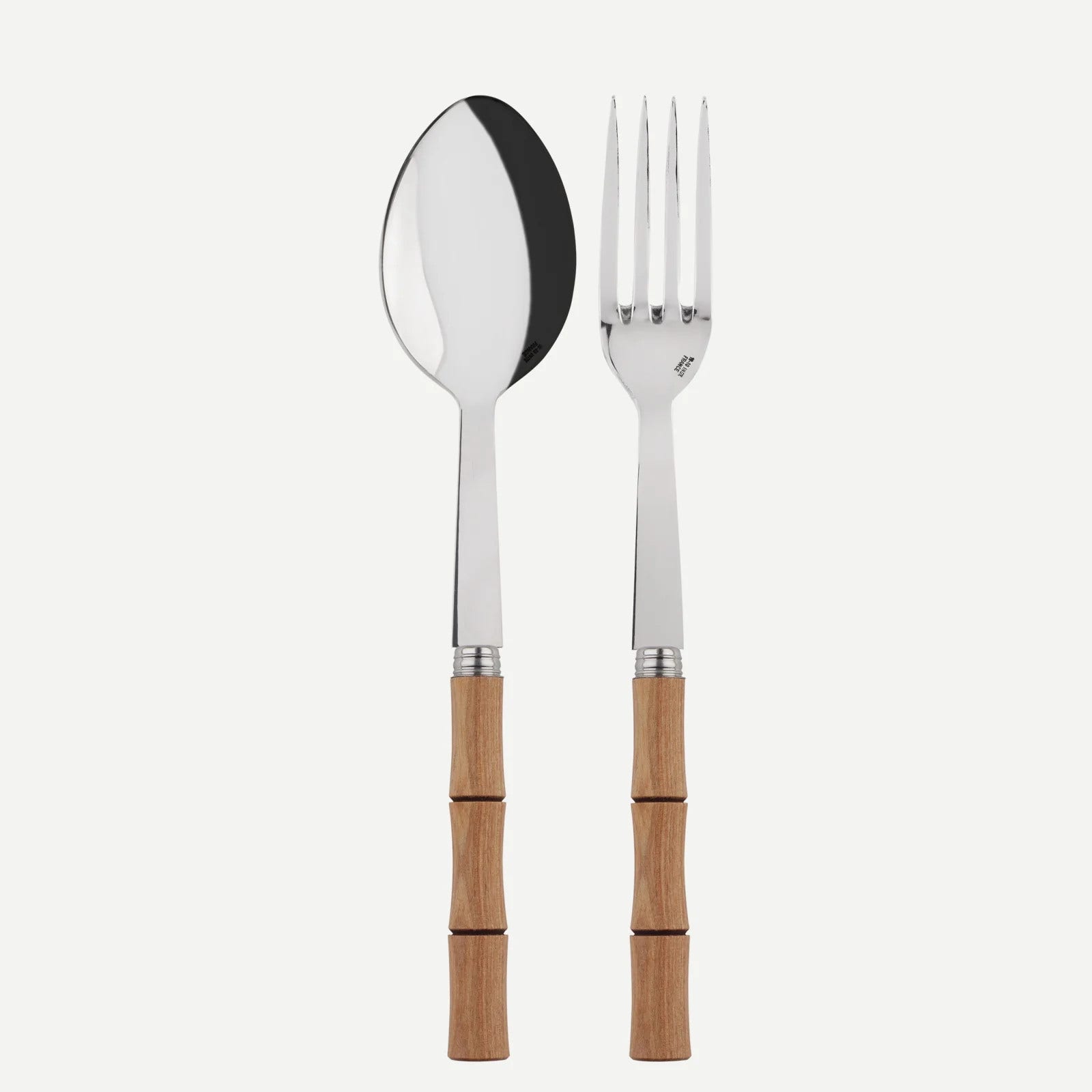 Sabre Paris Bamboo Serving Set - Light Press Wood
