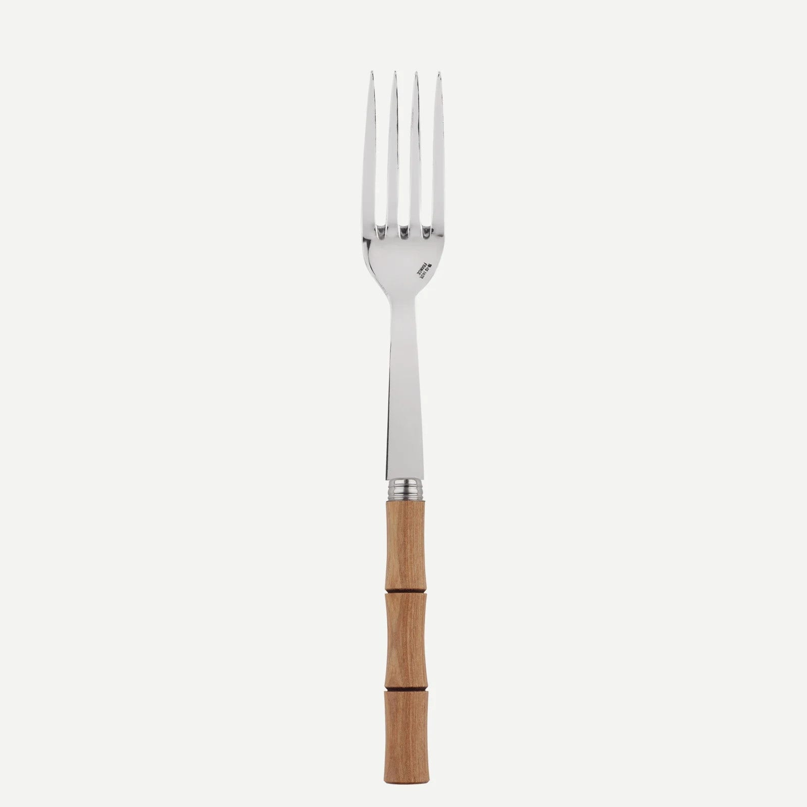 Sabre Paris Bamboo Serving Fork - Light Press Wood