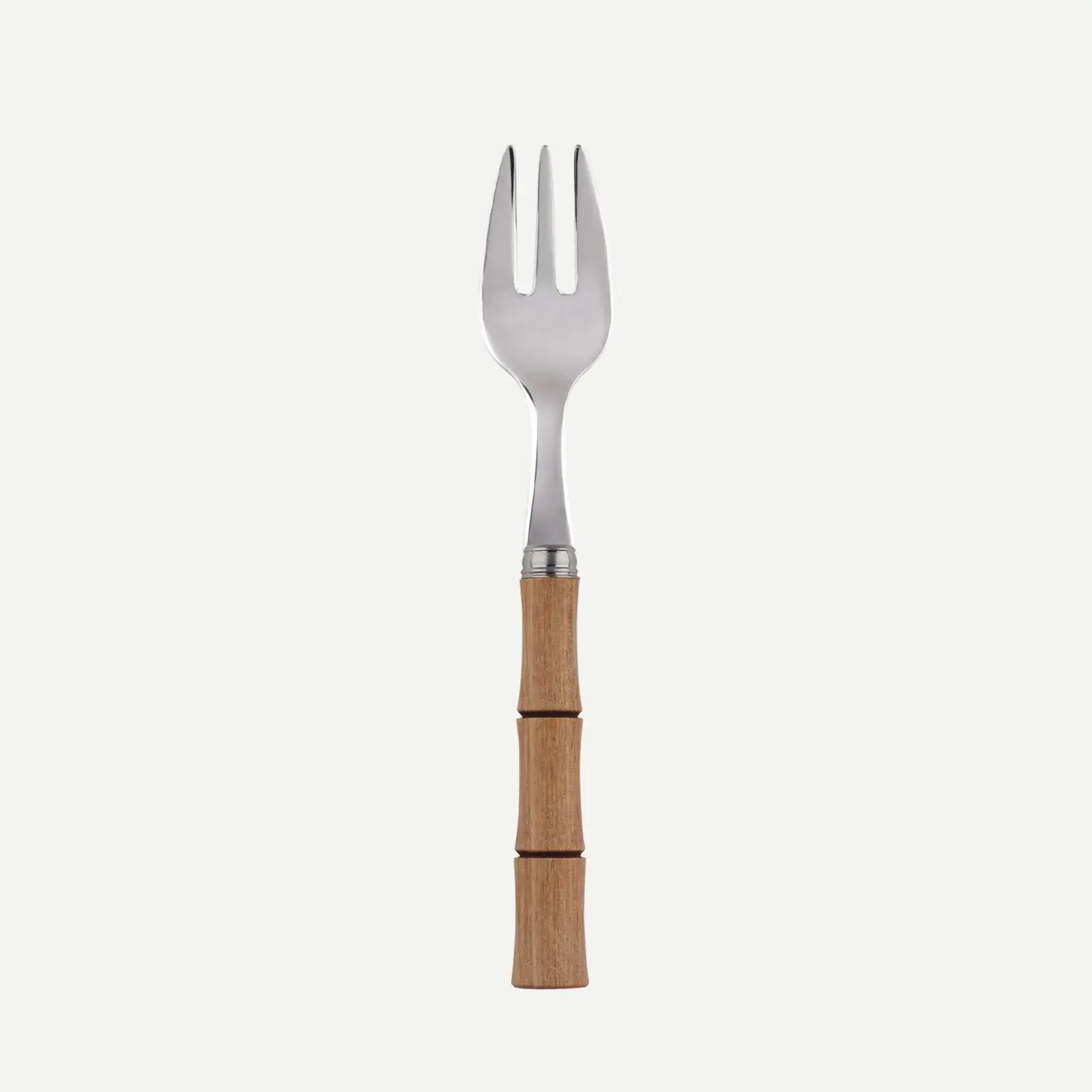 Sabre Paris Bamboo Oyster Fork - Light Press Wood