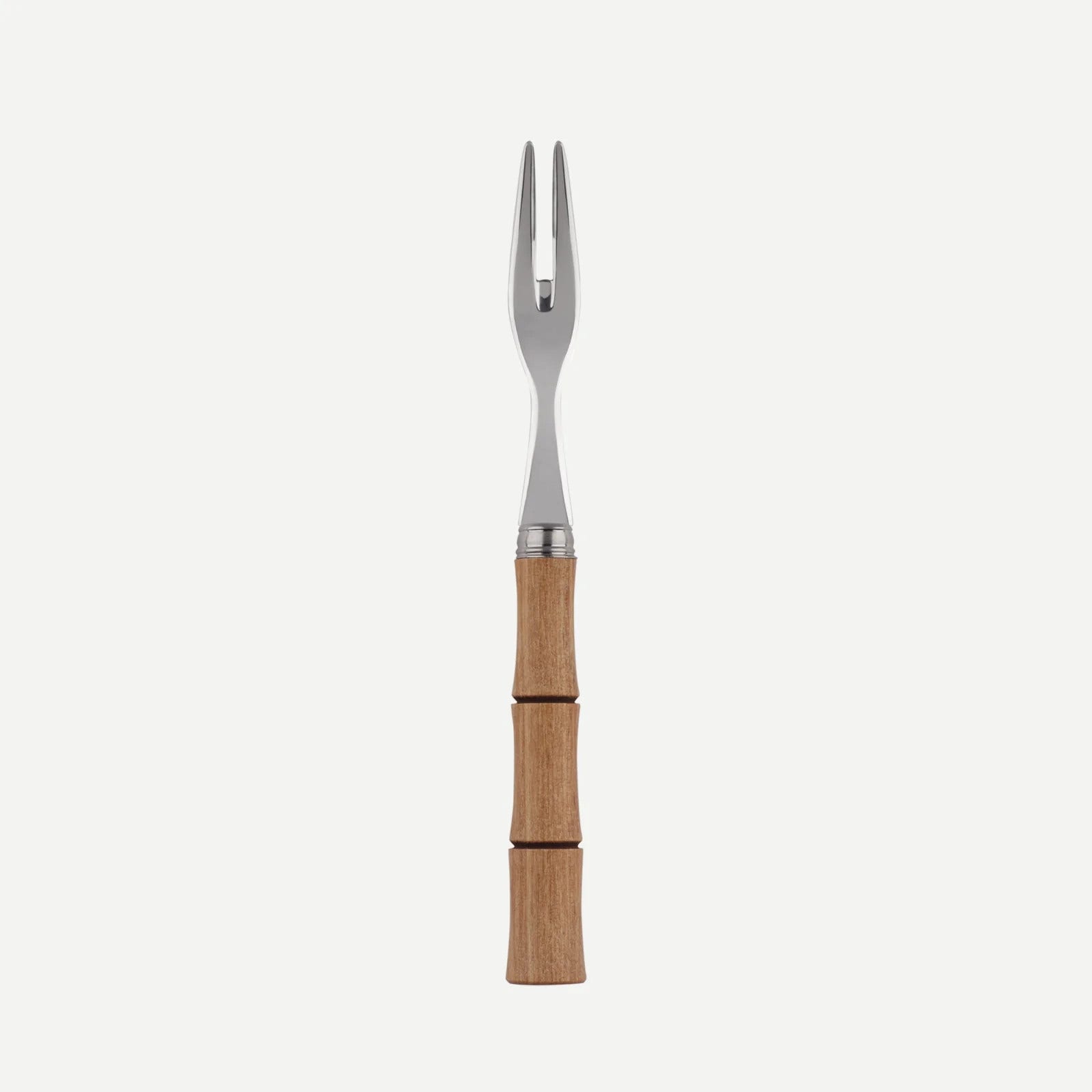 Sabre Paris Bamboo Cocktail Fork - Light Press Wood
