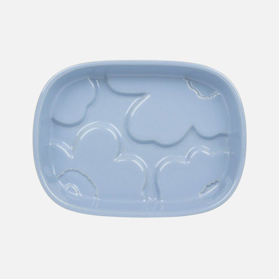 Marimekko Unikko Soap Dish-Sky Blue
