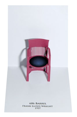アート・デザイン・音楽 10 CHAISES Dominique Ehnhard design art 10 Chaises - (Hardcover Pop-up Book)
