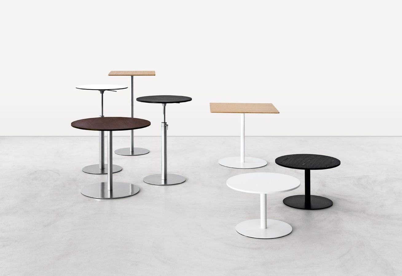 【イタリア製 LAPALMA BRIO FIX ラウンドテーブル Lapalma Brio Table - Fixed Height 72 cm