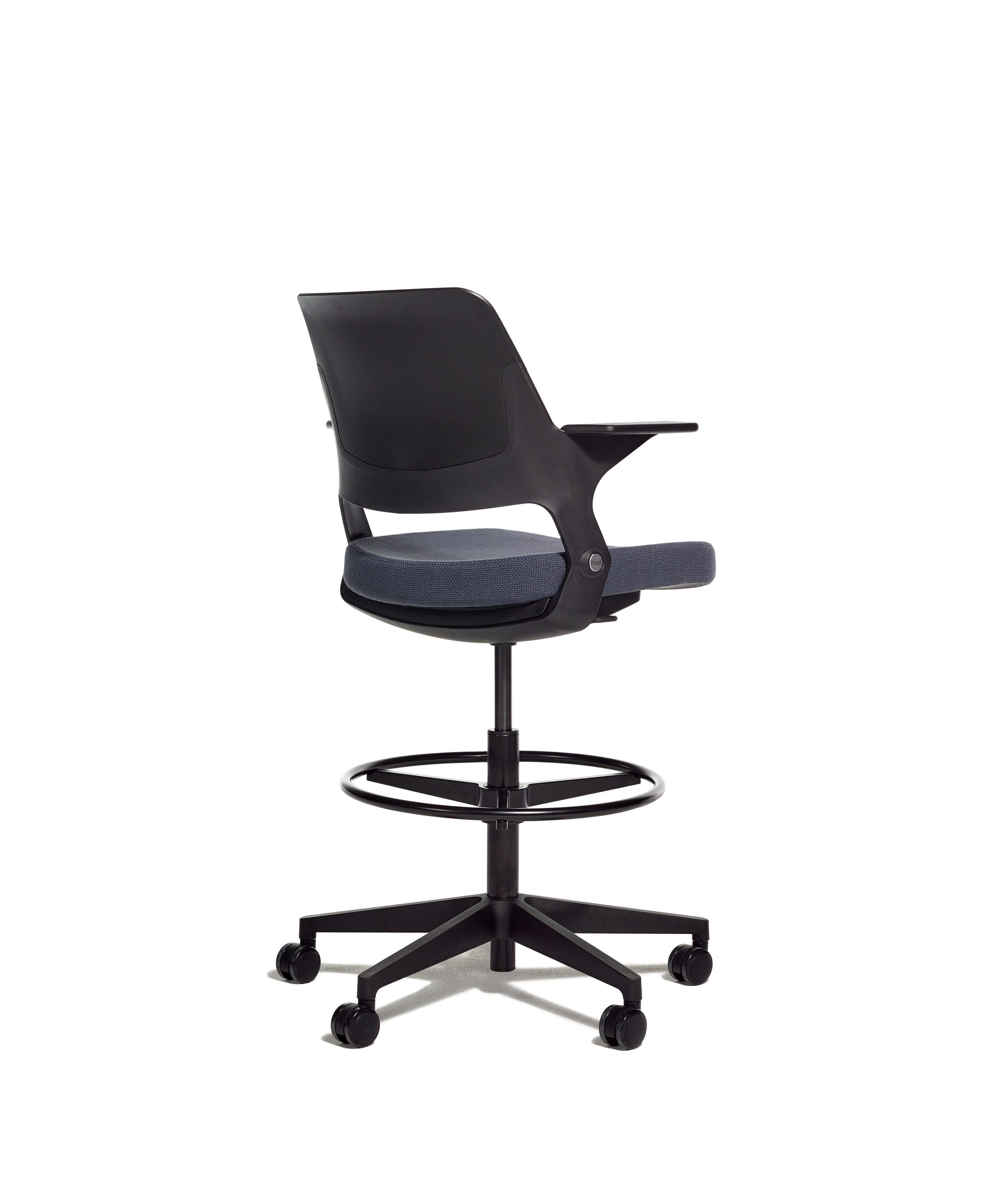 Knoll Ollo High Task Chair with Shell Back, 5-Star Base